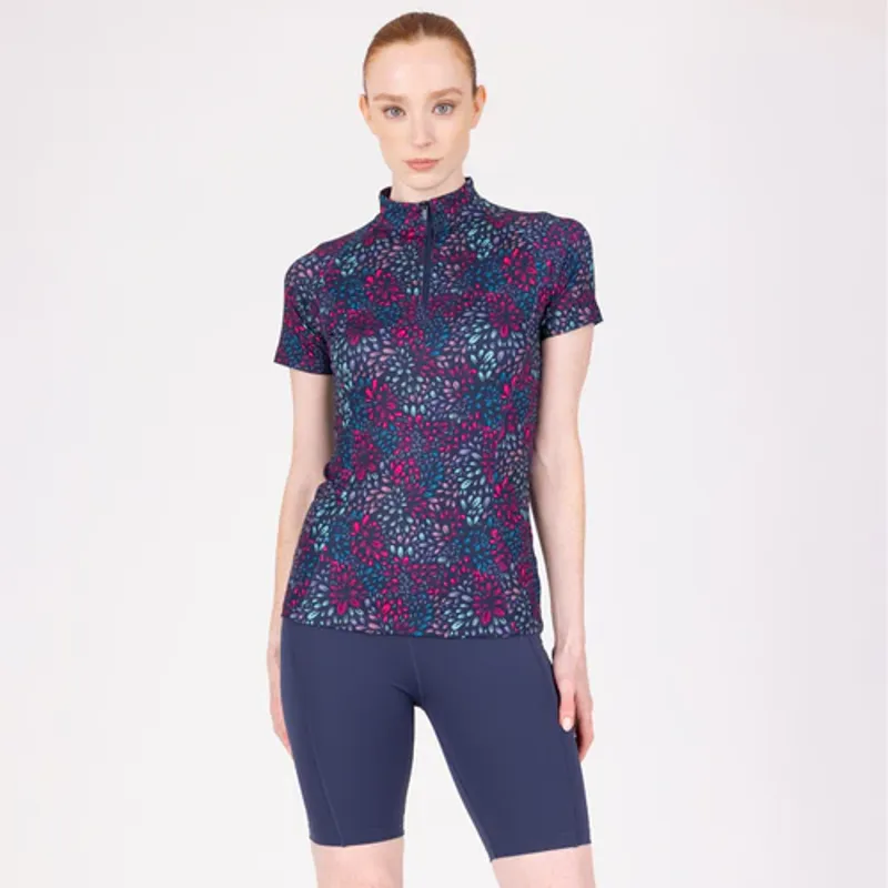 Aubrion React Short Sleeve Base Layer Petal-1