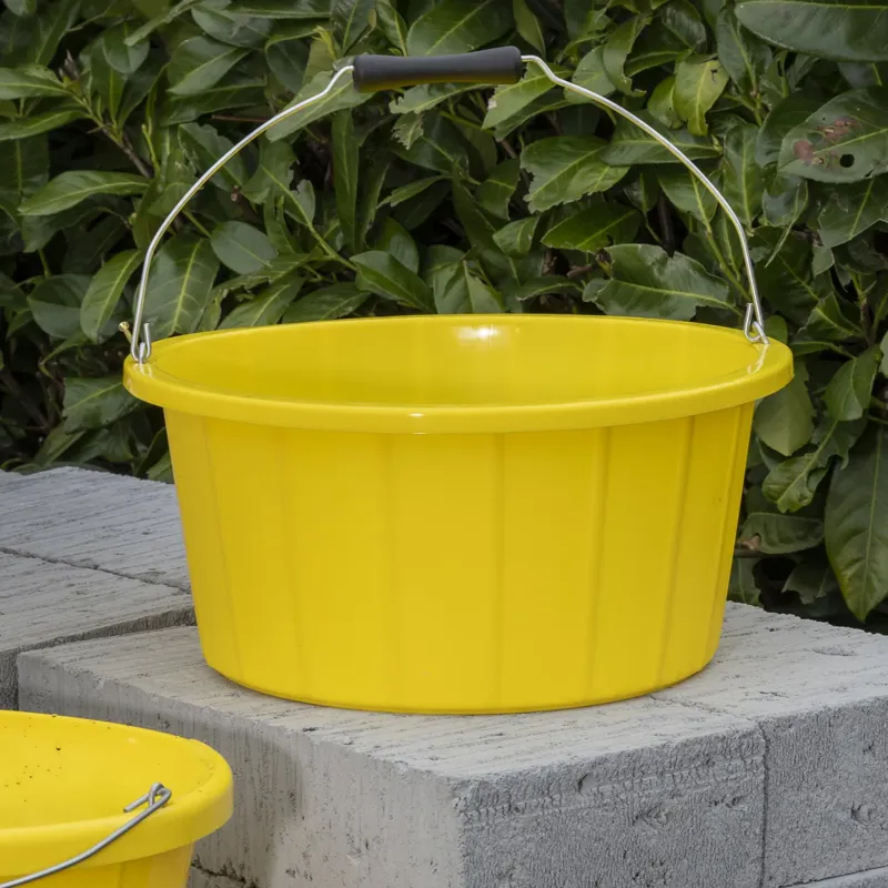 Red Gorilla Premium Shallow Bucket 15Ltr Yellow -1