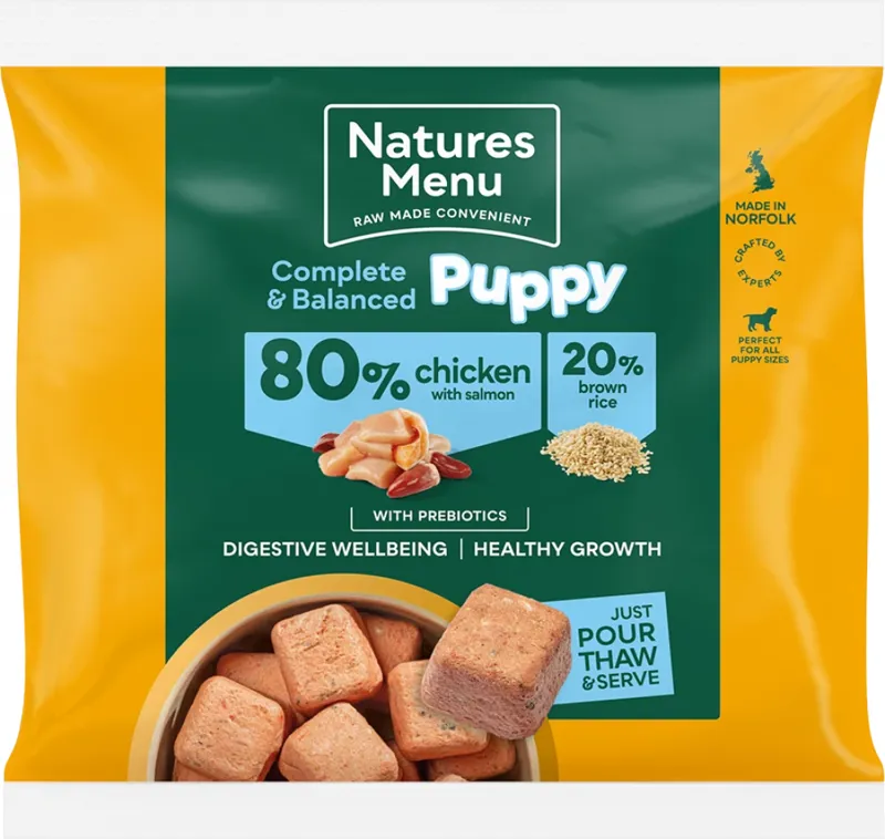 Natures Menu 80/20 Puppy Chicken with Salmon and Brown Rice