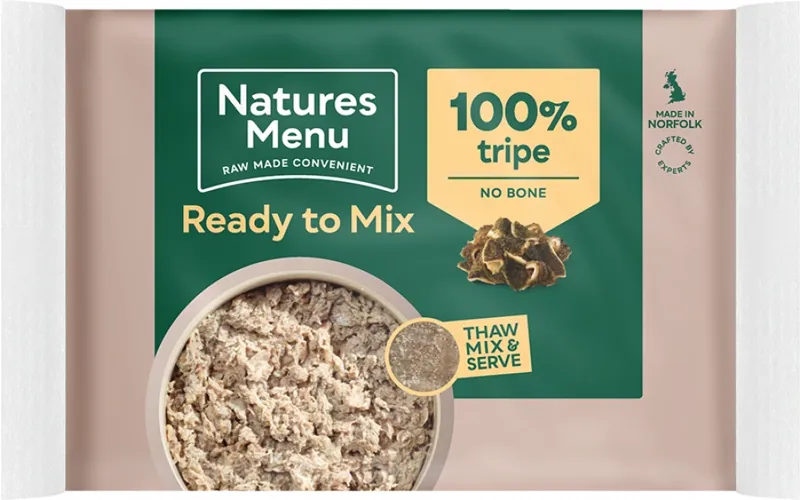 Natures Menu Frozen Mince Blocks Tripe