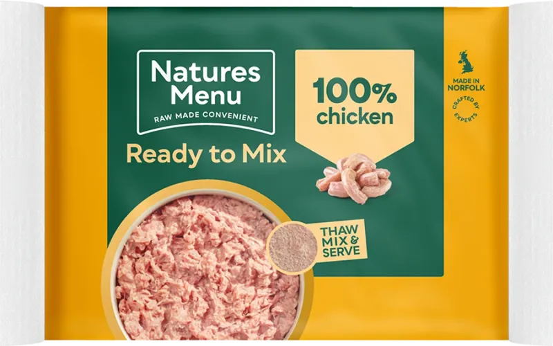 Natures Menu Frozen Mince Blocks Chicken