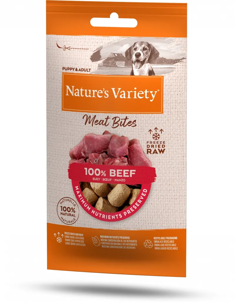 Natures Variety Meat Bites 20G