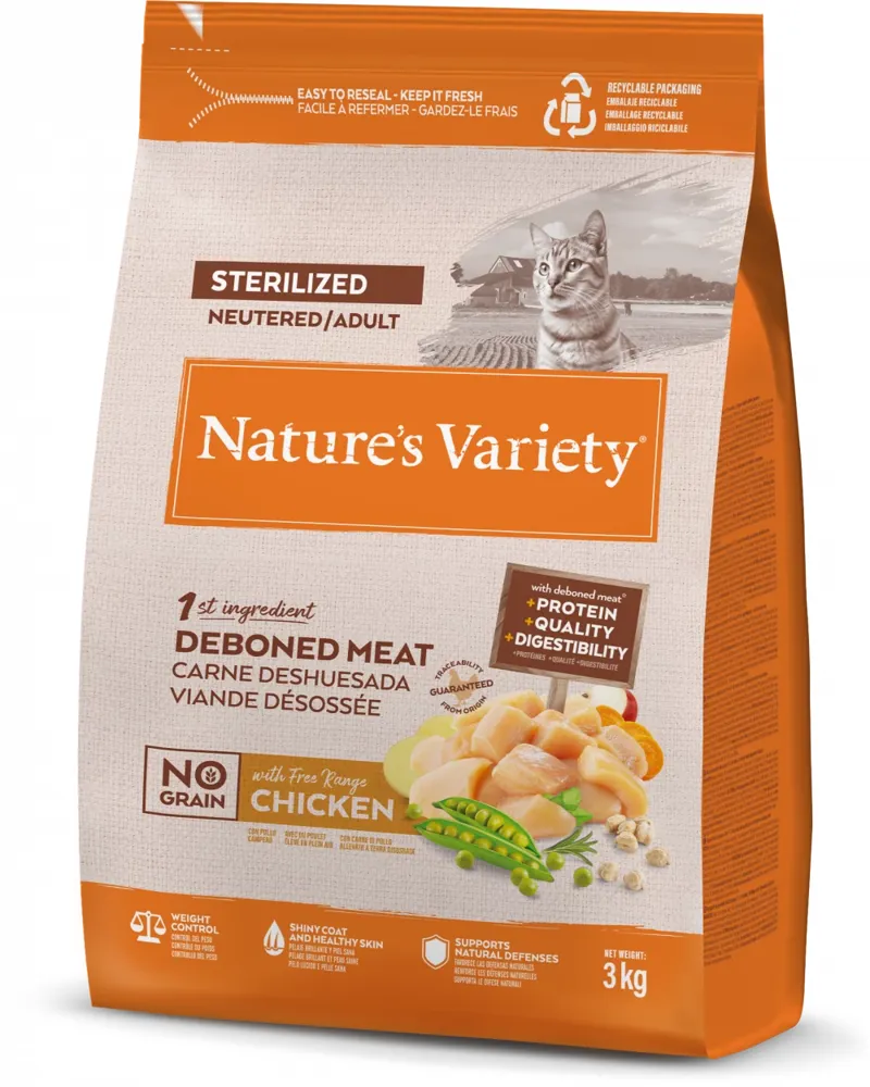 Natures Variety Dry Cat Chicken 3KG