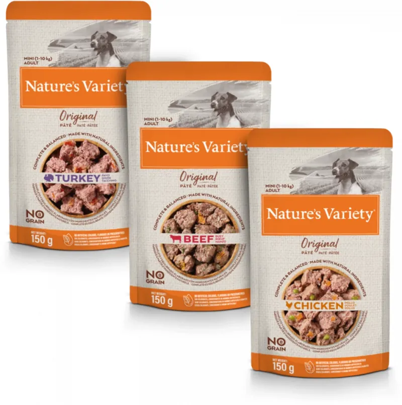 Natures Variety Min Adult Pouches Multipack PK8