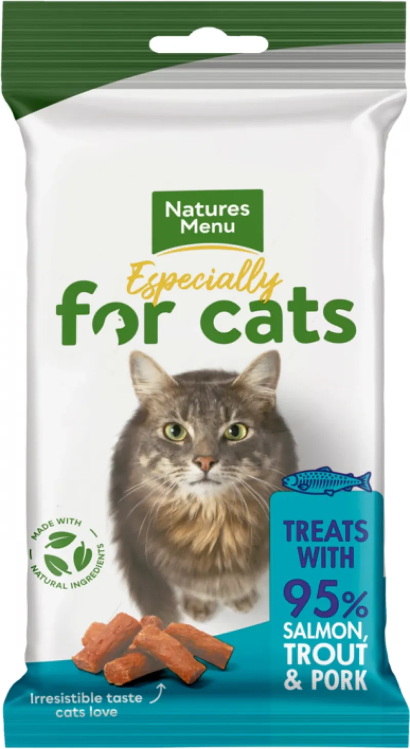 Natures Menu Cat Treats 50G Salmon Trout