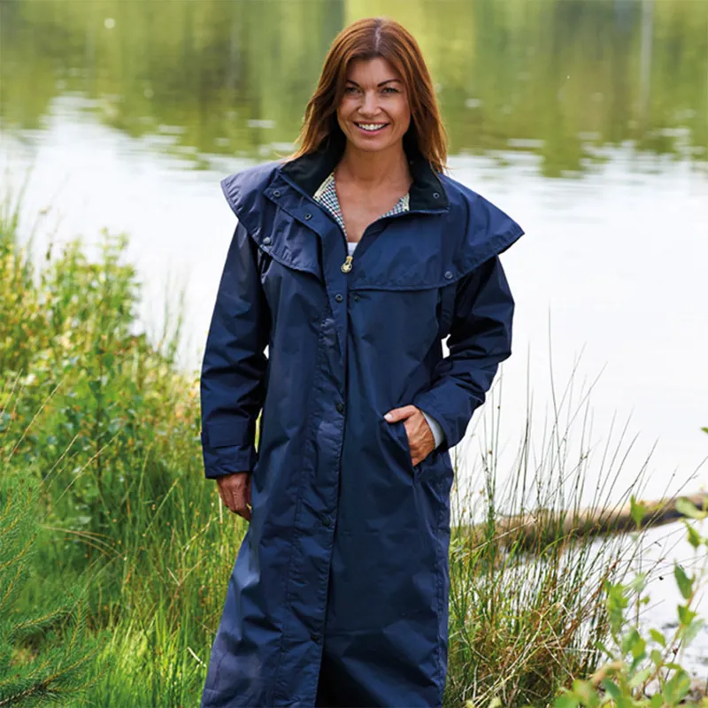 Champion Women's Sandringham Long Waterproof Coat - Navy