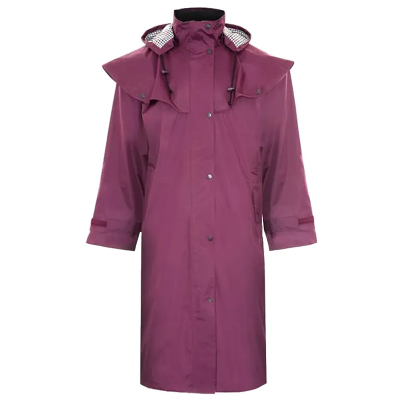 Champion Women's Sandringham Long Waterproof Coat - Plum-1