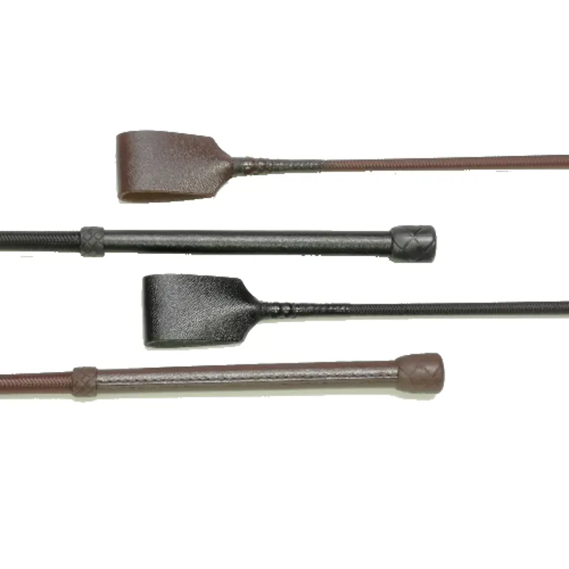 Plain Riding Whips Brown