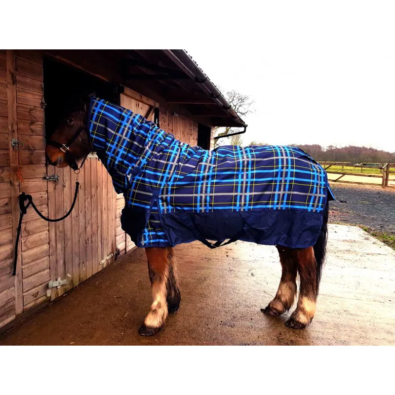 Sheldon 100g Turnout Combo Rug Blue Check