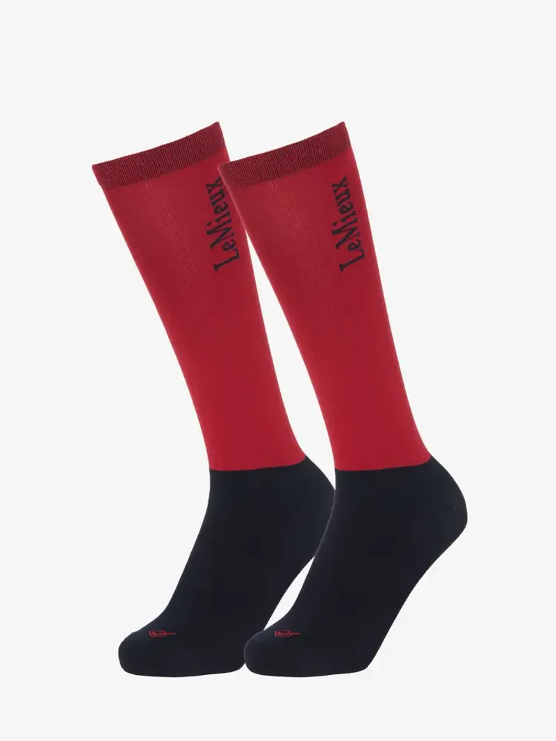 LeMieux Competition Sock Chilli Small 2 pack