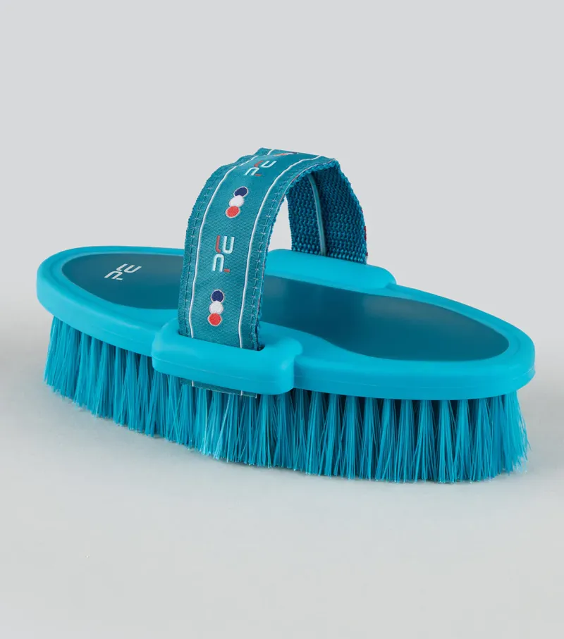 PE Soft Touch Body Wash Brush Blue and Peacock-1