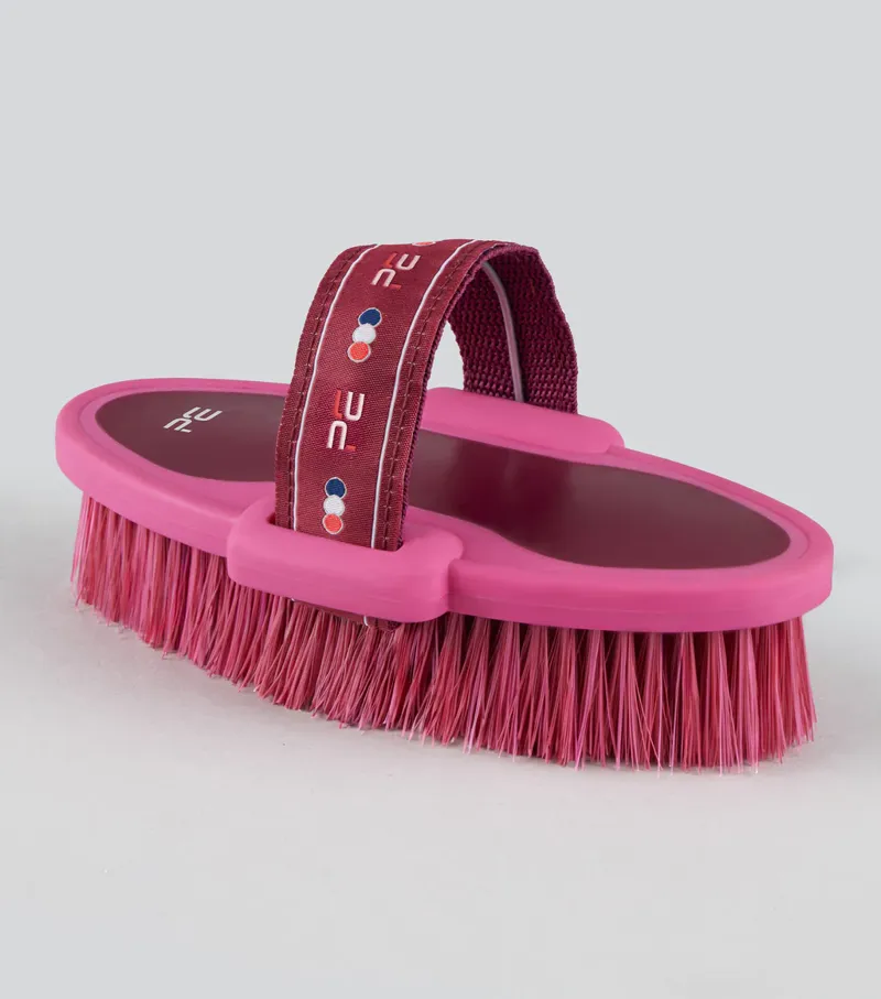 PE Soft Touch Body Wash Brush Wine and Fuchsia-1