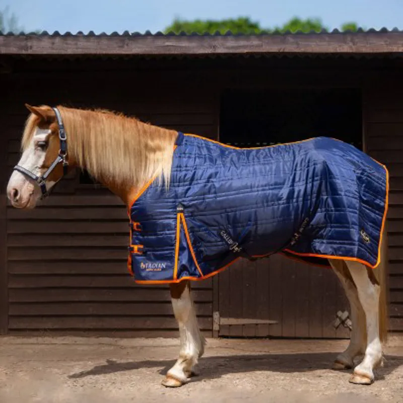 Trojan 100g Stable Rug Navy/Orange