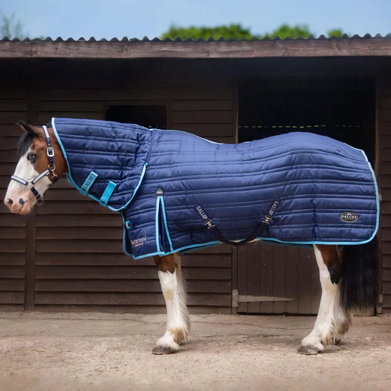 Trojan 300g Combo Stable Rug Navy/Blue