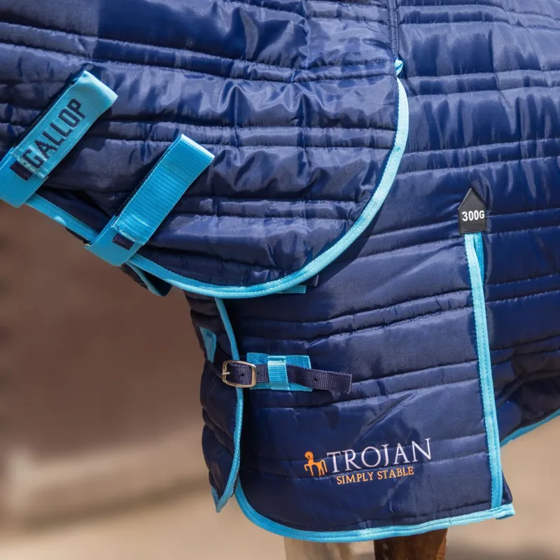 Trojan 300g Combo Stable Rug Navy/Blue-2