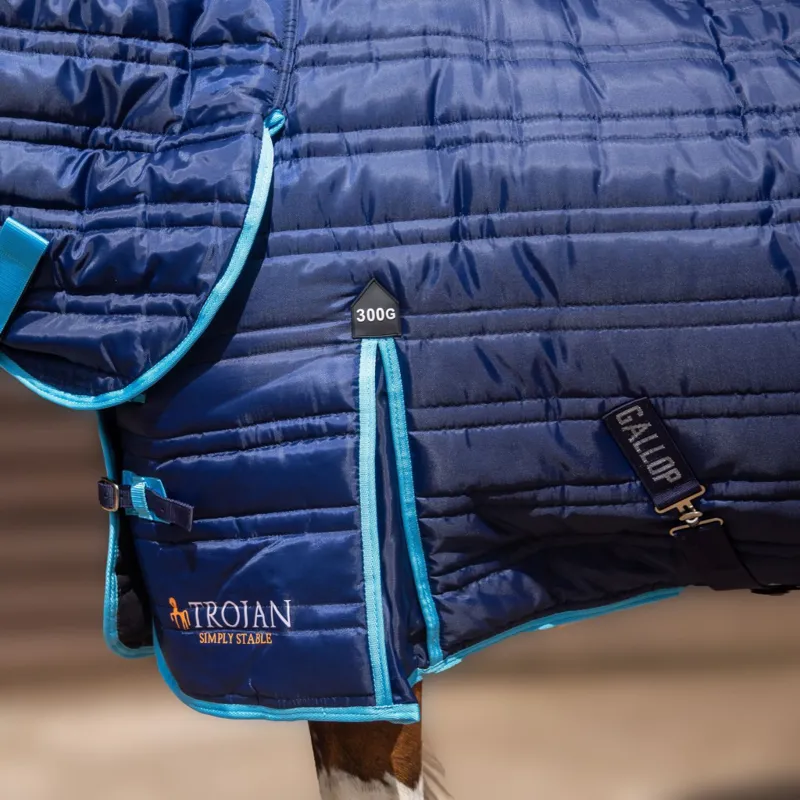 Trojan 300g Combo Stable Rug Navy/Blue-1