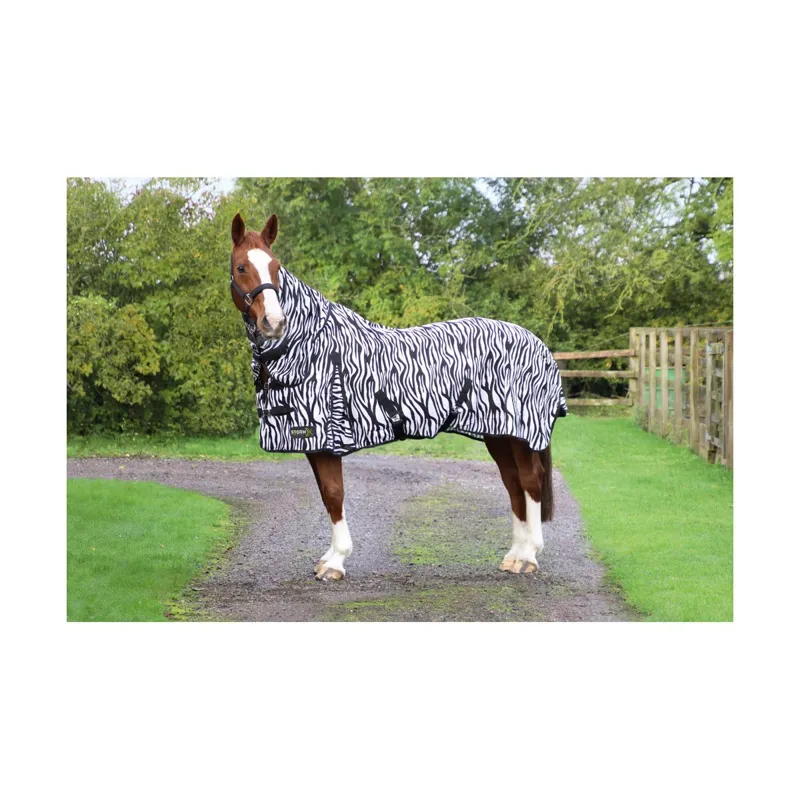 StormX Original Zebra Print Fly Rug 