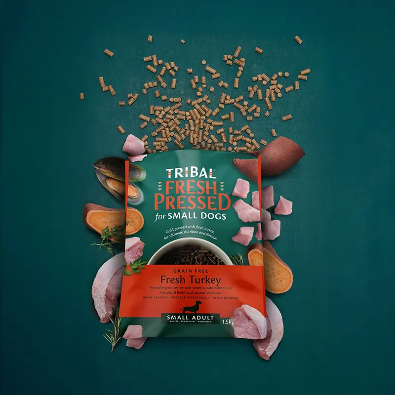 Tribal Cold Pressed  Small Breed Turkey1.5kg