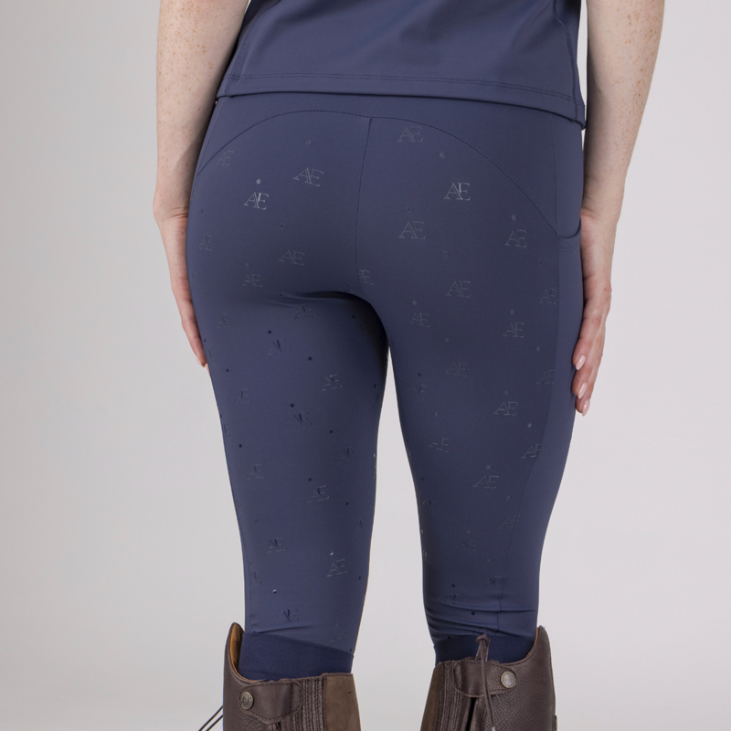 Aubrion Equestrian Riding Tights Midnight-2