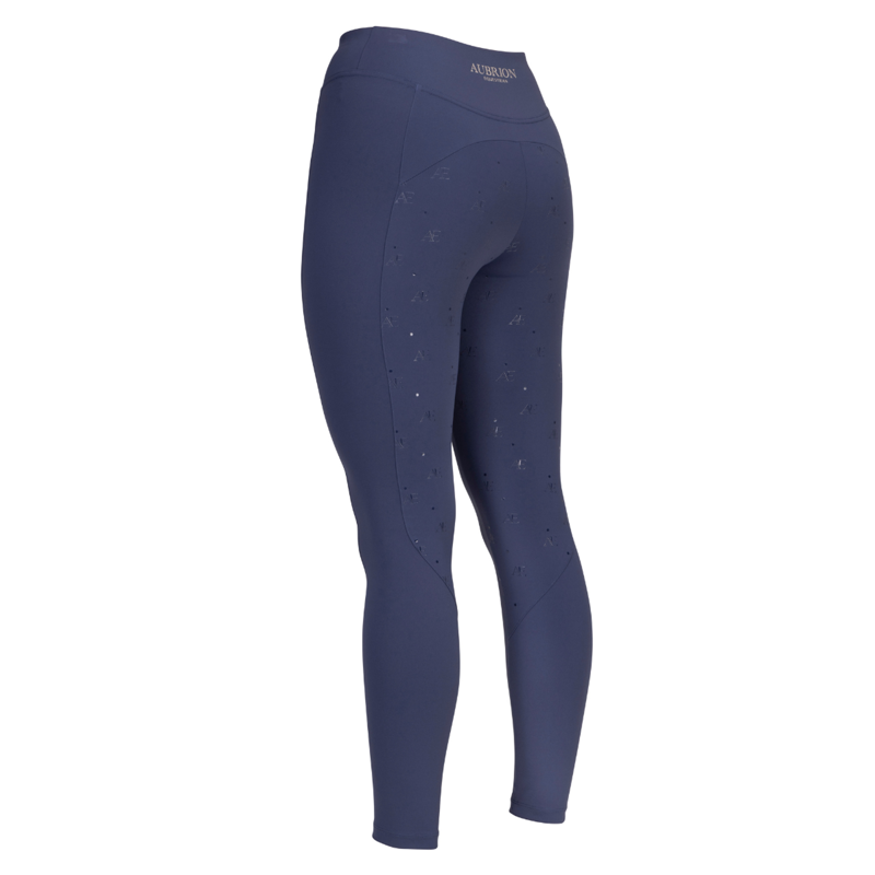 Aubrion Equestrian Riding Tights Midnight-1