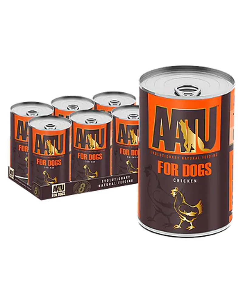 Aatu Chicken Wet Dog Food 400g Tin