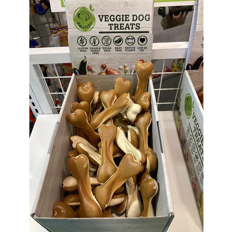 Miro And Makauri Vegan Dog Chews - Maks Patch Peanut Butter Dual Bones-3