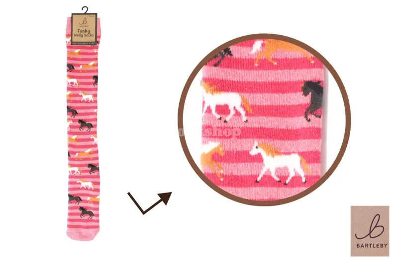 Bartleby Funky Welly Sock Horses