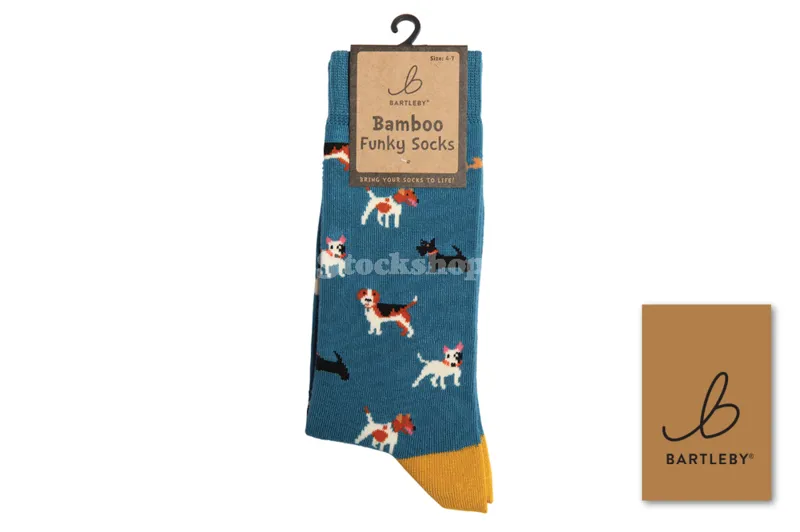 Bartleby Funky Bamboo Sock Doggy Divas UK4-7