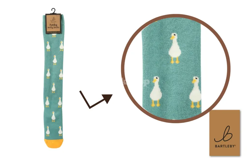 Bartleby Funky Sock White Duck