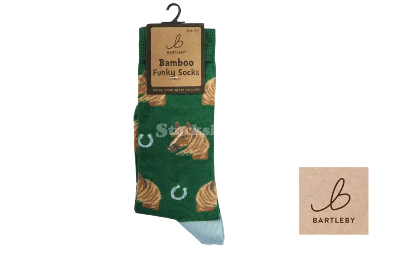 Bartleby Funky Bamboo Sock Horse Head