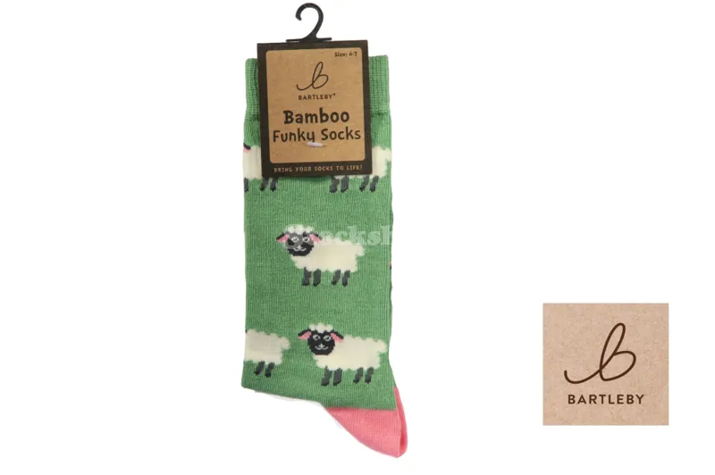 Bartleby Funky Bamboo Sock Country Sheep