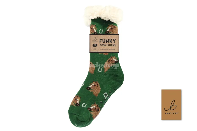 Bartleby Funky Cosy Sock Horse Head UK 4- 8