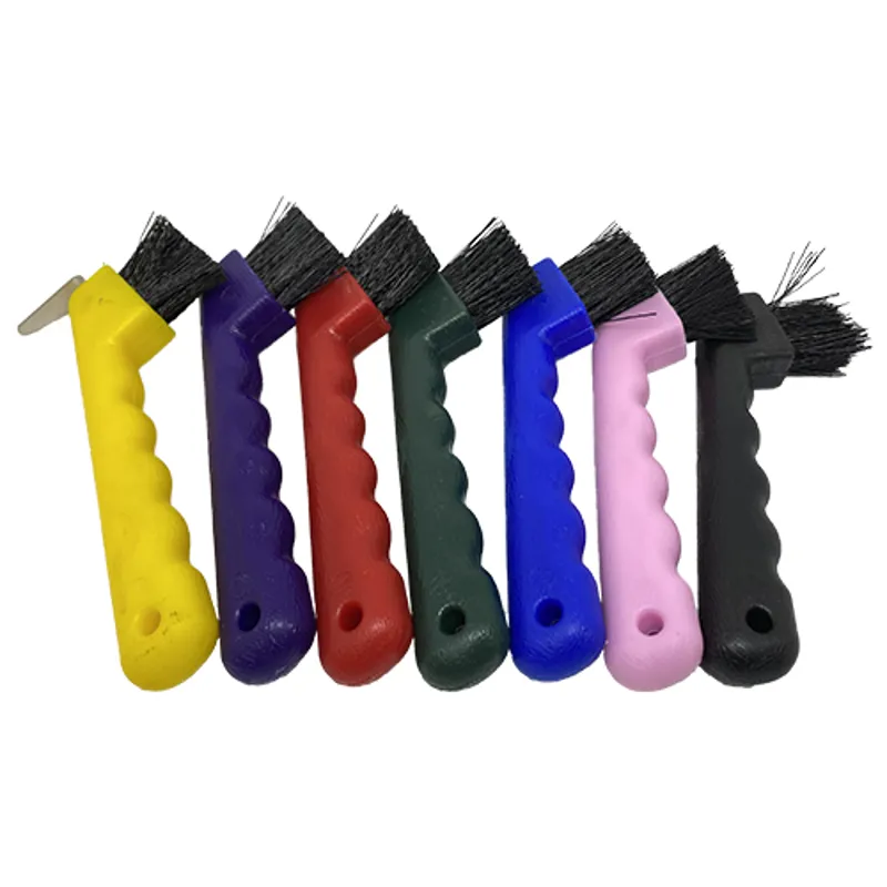 Plastic Hoof Pick Brush Blue