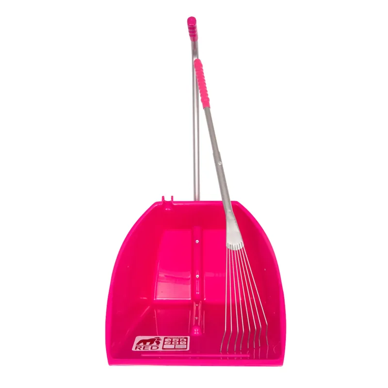 Red Gorilla Big Tidee with Long Metal Rake Pink