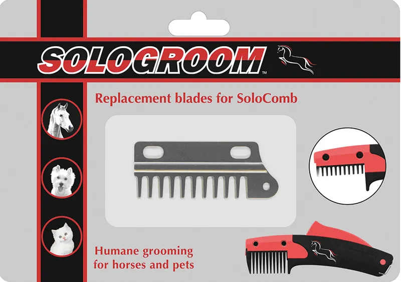 Sologroom Solocomb Metal Replacement Blades