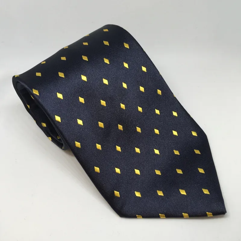Equetech Diamond Show Tie - Adult Navy Gold