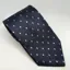 Equetech Diamond Show Tie - Junior Navy Light Blue