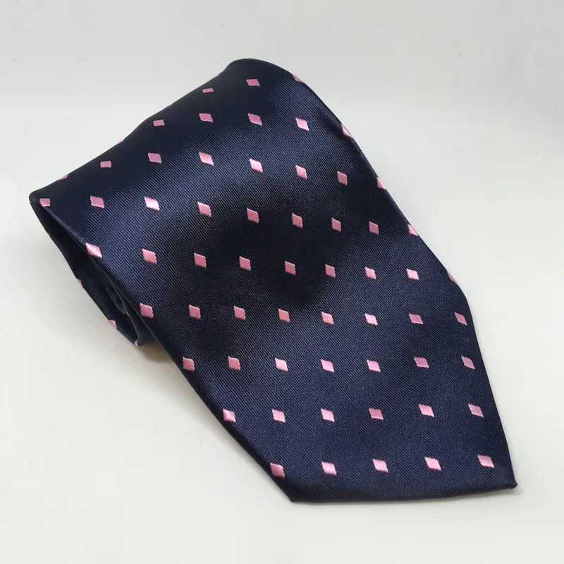 Equetech Diamond Show Tie - Adult Navy Pink
