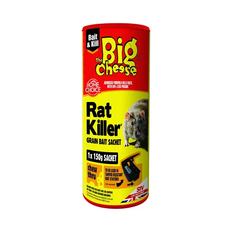 The Big Cheese Rat Killer Grain Bait - 150 gm sachet
